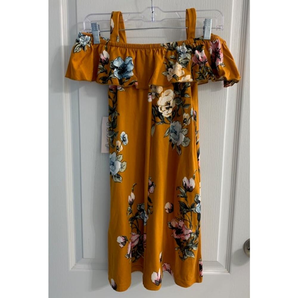 *NWT*  Chenault Girls Micaela Cold Shoulder Brushed Dress - Size 12